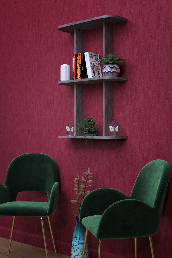 moka park avm-Decorative Wall Shelf Multi-Purpose 2 Tier Shelf Rafy 1