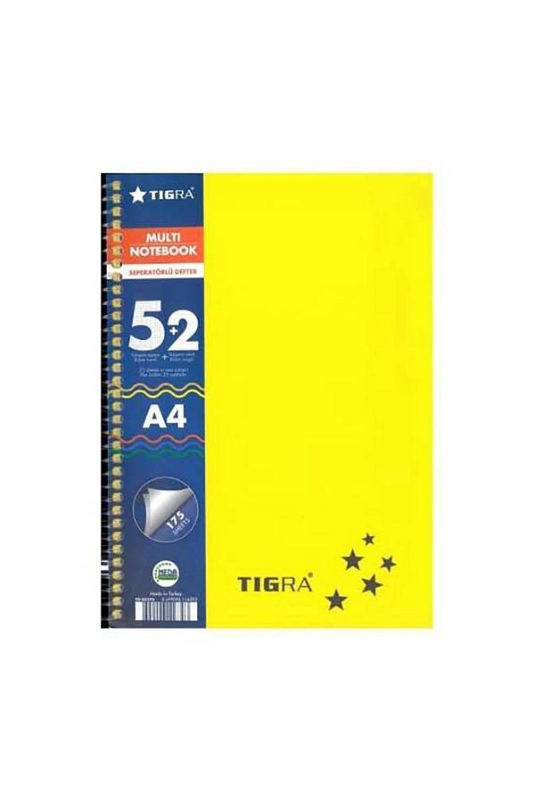 Tigra-Multi Notebook with 5+2 Separators - 175 Yp Notebook 1