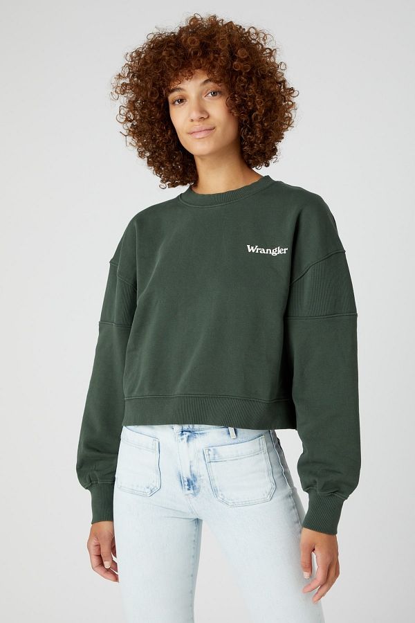 Wrangler crew neck sweatshirt clearance