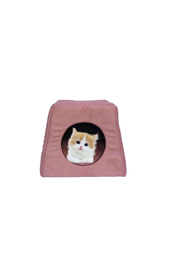 PettyComfort Cat Bed Cat House 3 Functions Folding Cat Alaska House Cat Eskimo House Cat Cave Trio Trendyol
