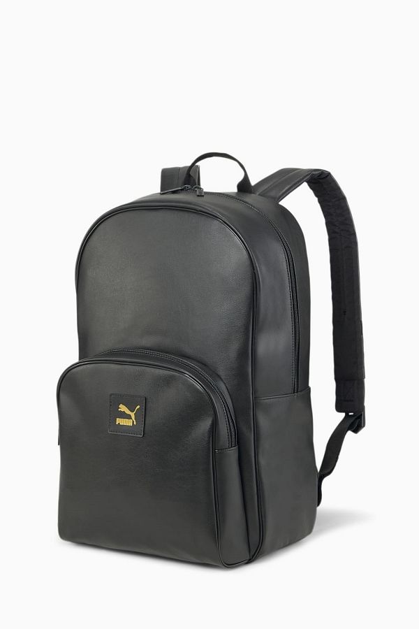 Leather puma backpack store