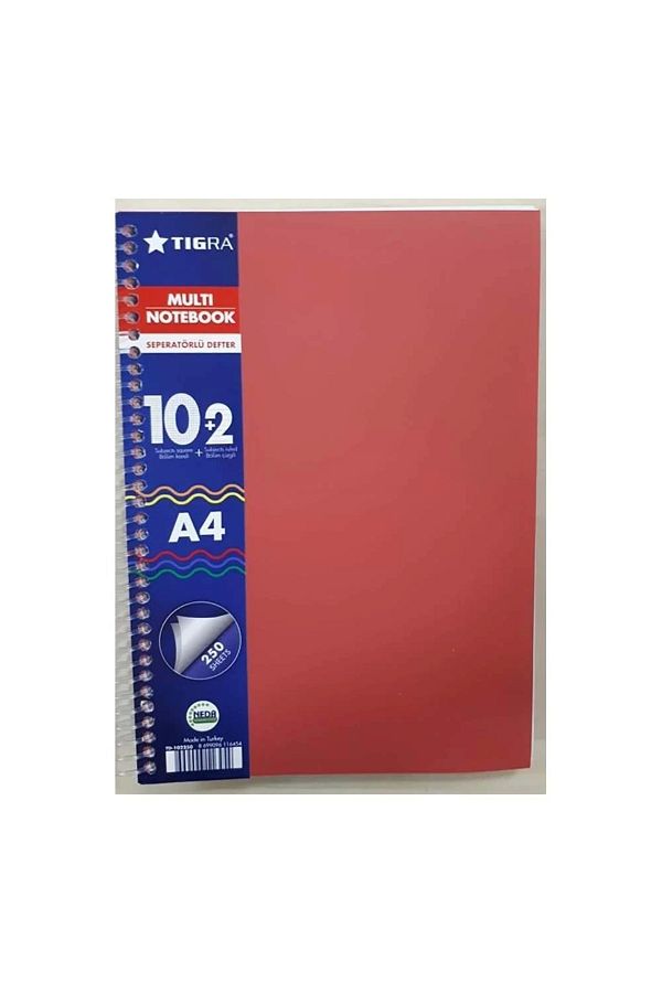 Tigra-250 Yp Multi Notebook - 10+2 Separator Notebook 1