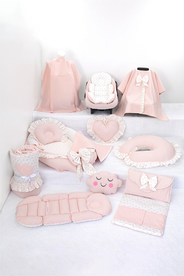 Umaybebek Babynest Puset Örtüsü Alt Açma Emzirme Yastığı Bel Destekli Ana Kucağı Bebek Arabası Minderi-panço