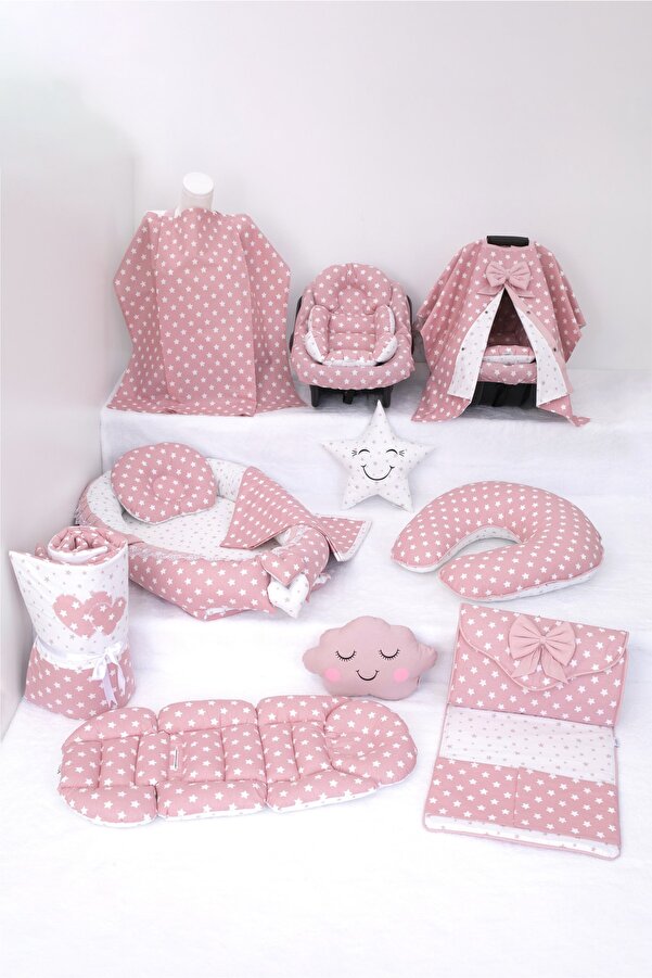 Umaybebek Babynest Puset Örtüsü Alt Açma Emzirme Yastığı Bel Destekli Ana Kucağı Bebek Arabası Minderi-panço