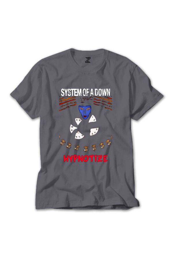 Z zepplin-System Of A Down Hypnotize Gray T-Shirt 1