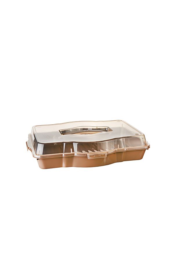 CNS Plastik-Pyrex Carrying Container Square Round Rectangular 3 in 1 1