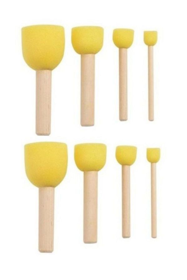 Südor-2 Pack Sponge Buffer Brush Set of 4 1