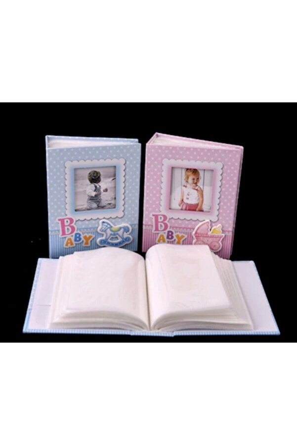 PHOTO ALBUM Sh Album 10x15cm 100'lük Bebek Fotoğraf Albümü "pembe" Pp46100-1p