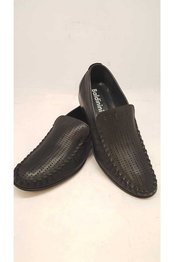 Baldinini Men s Black Leather Shoes Trendyol