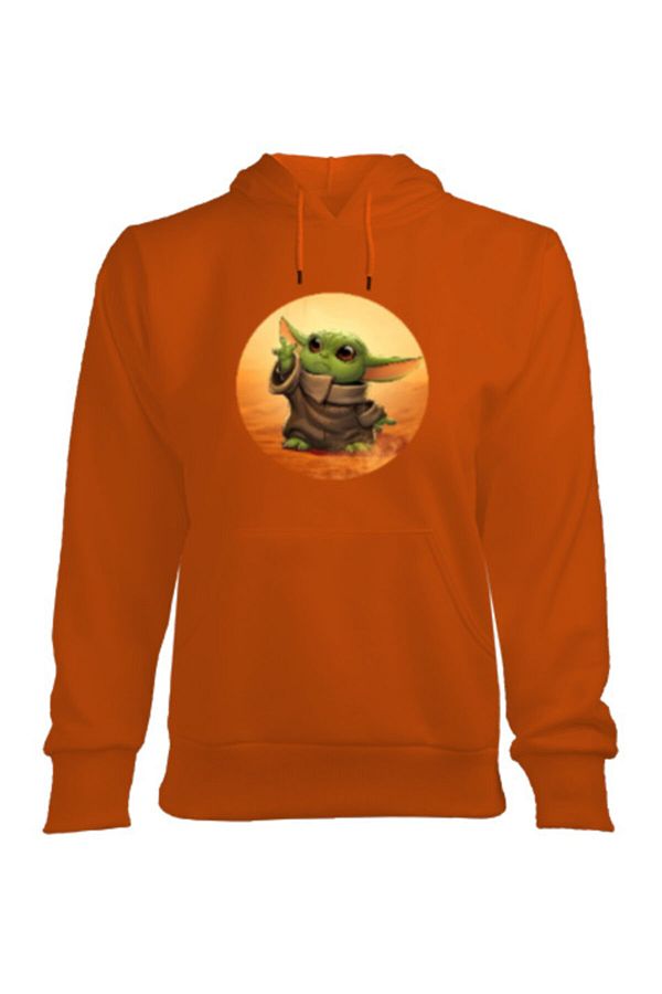 Baby yoda hoodie women's outlet