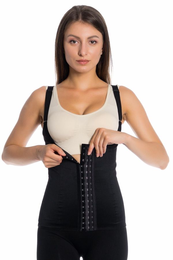 CAWAR Strappy Latex Corset After Pregnancy - Trendyol