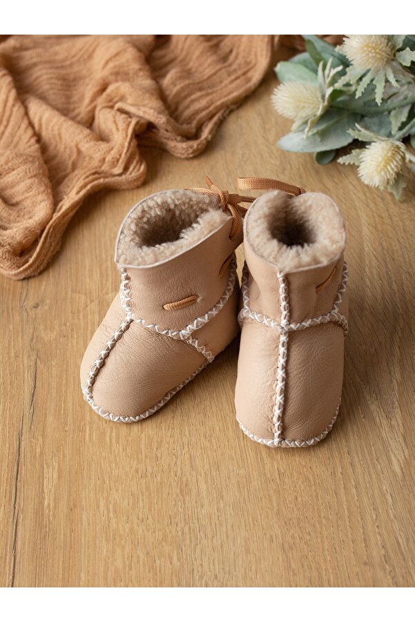 Sarebaby Organik Deri Bebek Botu Bebek Patiği