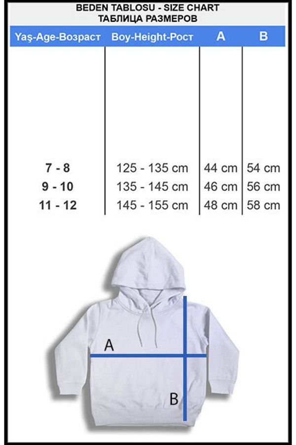 Presmono Unisex Kids White Hate Xxxtentacion Hooded Sweatshirt 47926tt Trendyol
