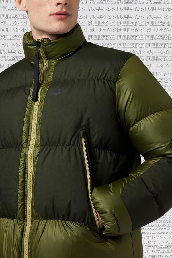 Nike khaki shop down fill parka