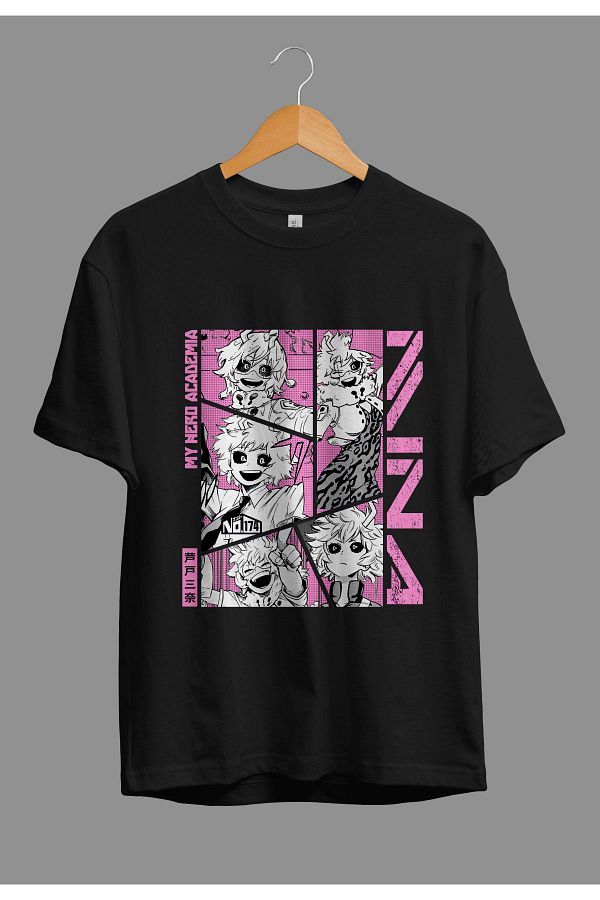 Hunors Sportswear Company Oversize My Hero Academia Mina Ashido Anime Character Printed Special Design T Shirt Trendyol