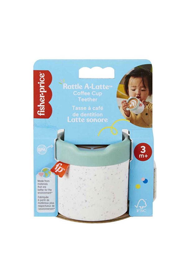 Mattel Hgb86 Fisher-price Latte Diş Kaşıyıcı Ve Çıngırak