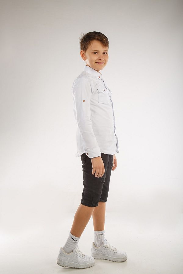 AJN Boy s Lycra Jeans Capri Black 1286 1 kilo 39 height 1.45cm 12 Years Trendyol