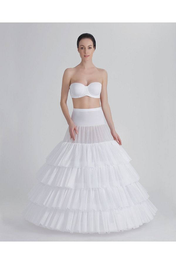 MK MODA ATEL ER 4 String 4 Ruffle Elastic Corset Jupon A Line Wedding Dress Caftan and Evening Dress