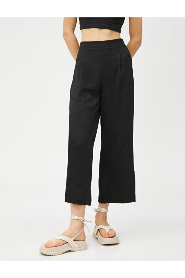 Koton Women's Canvas Trousers 3sal40030ıw- Trendyol