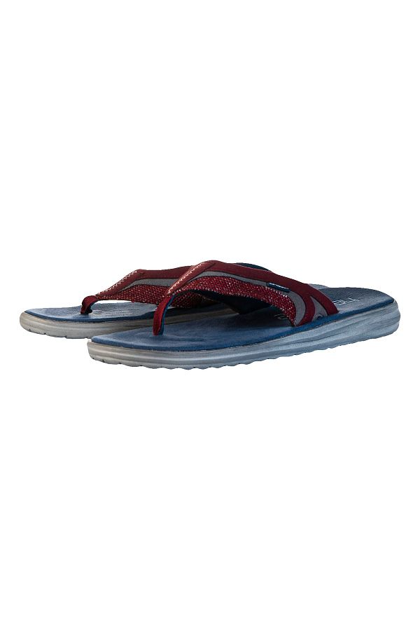 HEY DUDE-Flınn Sox Burgundy Blue Men's Slippers 1