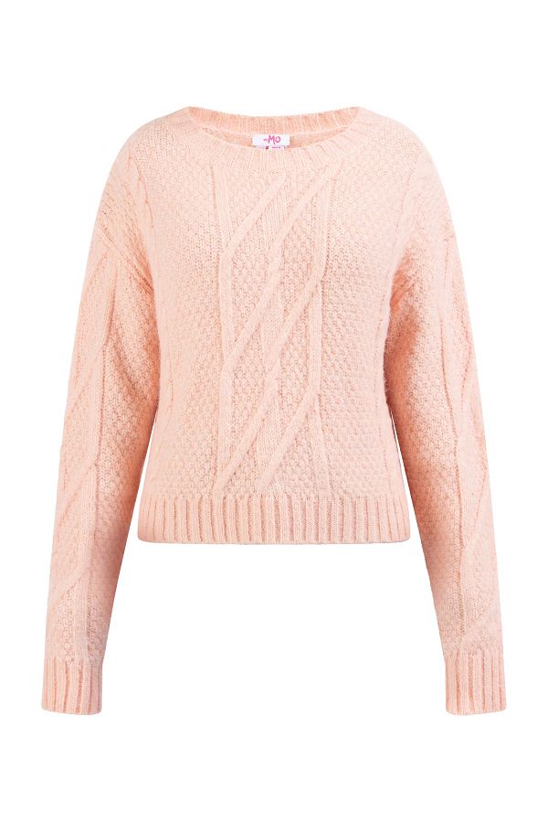 myMo-Pullover Strick blond 1