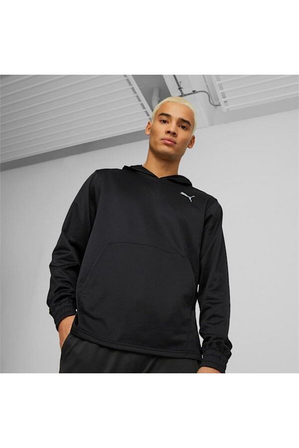 Puma Sports Sweatshirt Black Fitted Trendyol