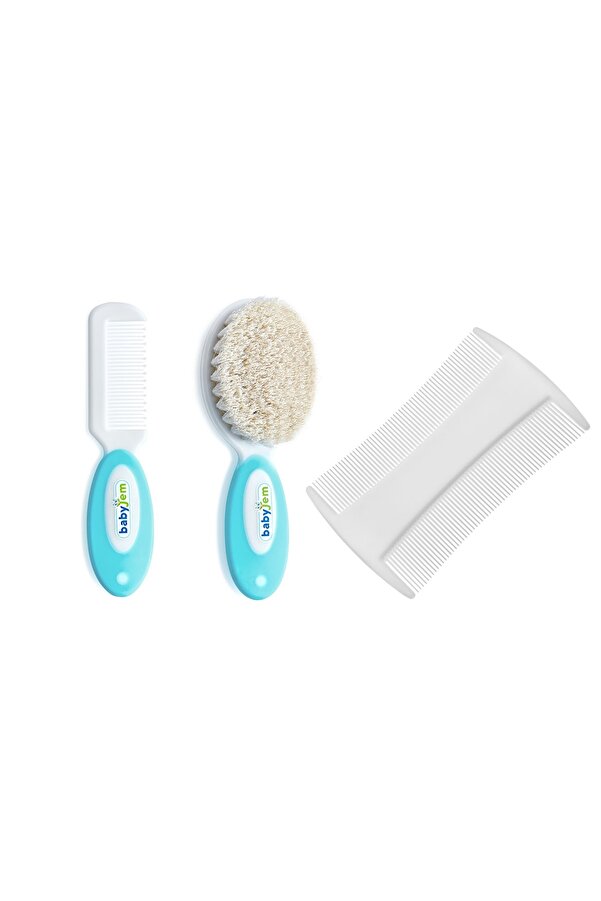 Babyjem Doğal Fırça Tarak Ve Konak Tarağı Seti