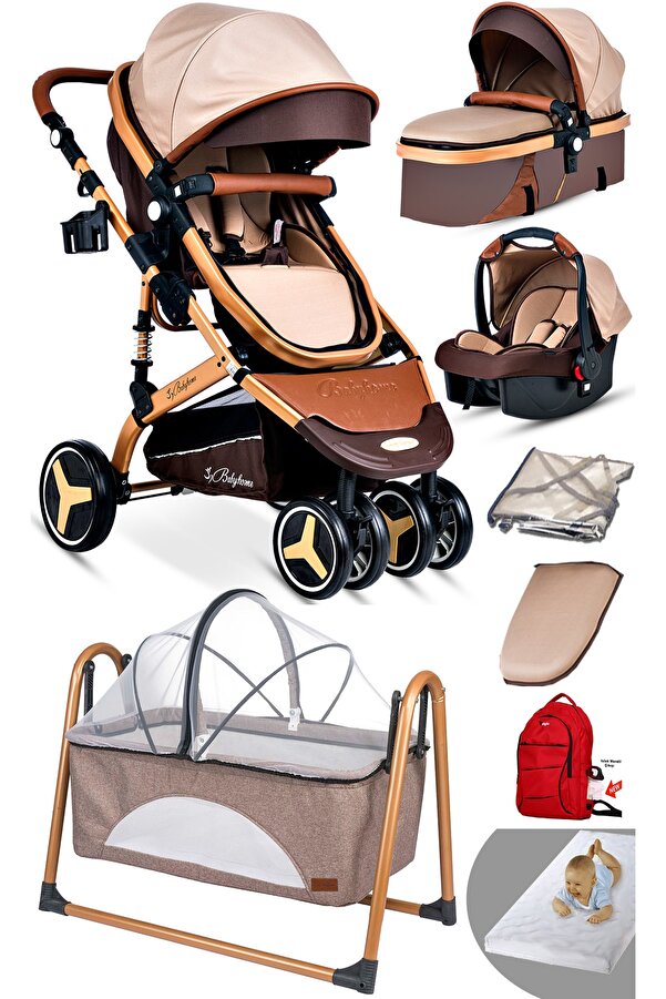 Baby Home Yeni Ekonomi Paket 8 In 1 945 Travel Sistem Bebek Arabası 340 Anne Yanı Bebek Sapeti Beşik