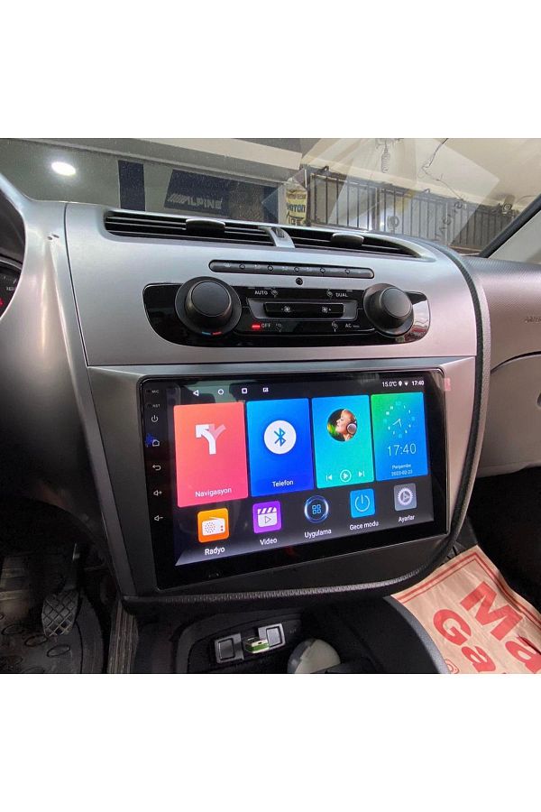 HİFİAUDİO-Seat Leon Mk2 2005-2012 Carplay Android Multimedia 2 GB Ram 32 GB Memory 1