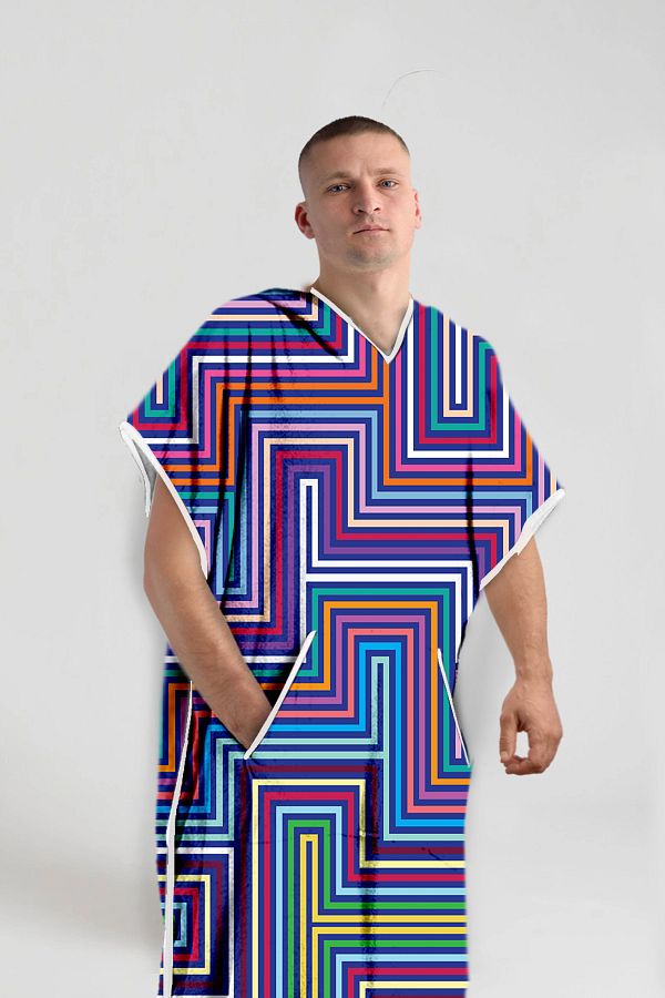 Wearable bathrobe top
