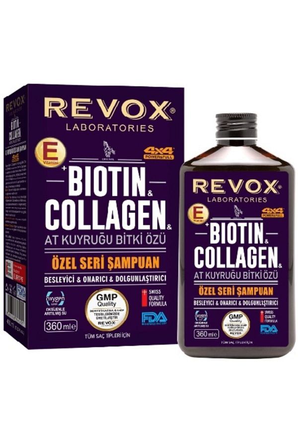 Revox-360 Ml Biotin Collagen Shampoo - Ponytail 1