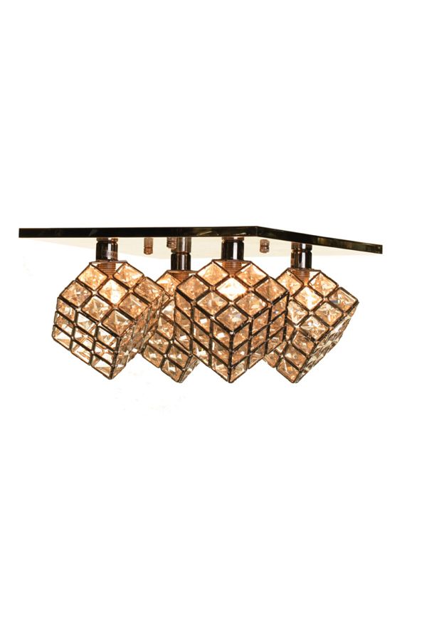 SARPER AVİZE-Sarper Chrome Plated Chandelier 1