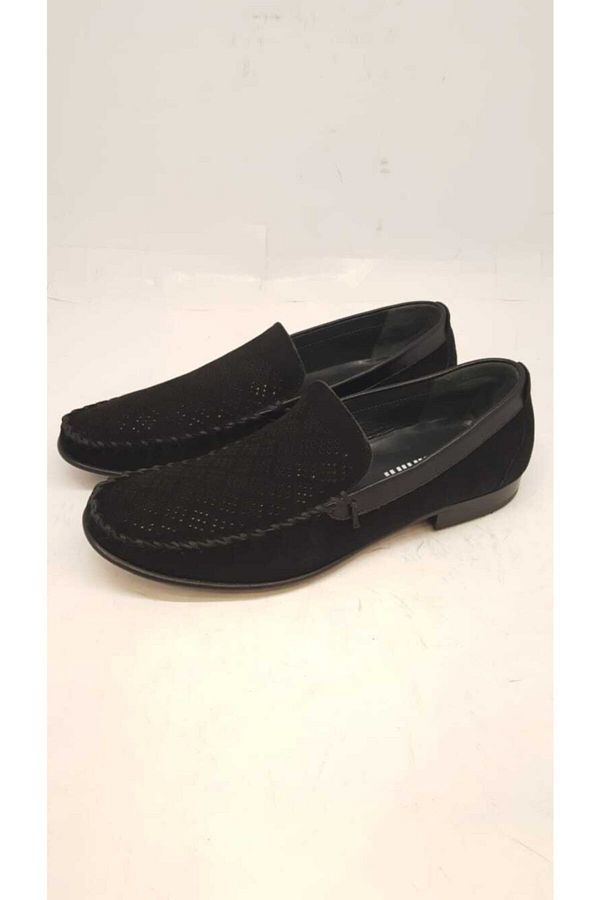 Baldinini-Men's Black Nubuck Shoes 1