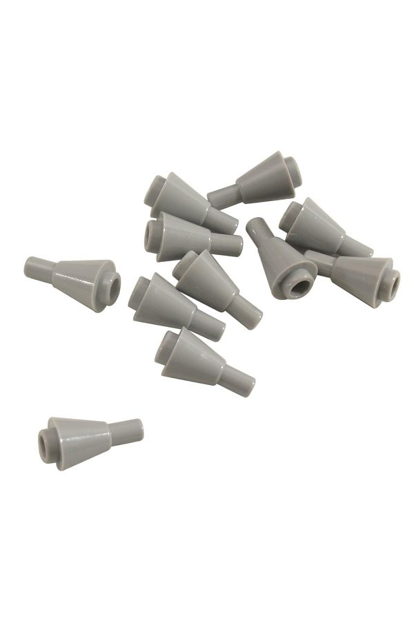 LEGO-Original Accessory Custom Minifigure Ice Cream Cone Cone 1 X 1 Cone Light Gray 2 Pieces to Send 1