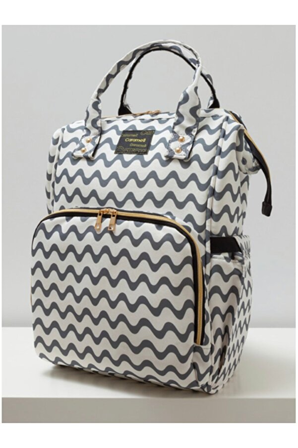 Caramell Anne-Bebek Bakım Sırt Çantası Biberen Termoslu Sıvı Geçirmez