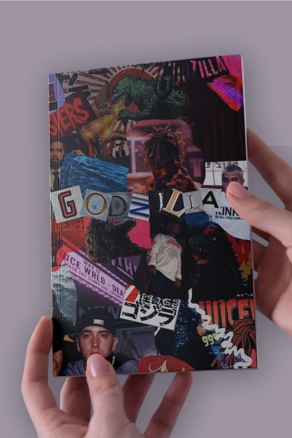 Namgo-Eminem Collage A5 Unlined Notebook (50 Sheets) 1