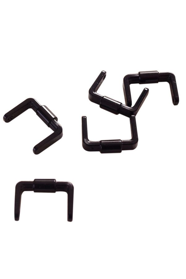 LEGO-الملحق الأصلي مخصص Minifigure Minifigure Utensil Bucket 1 X 1 مقبض دلو مقبض أسود 2 قطعة 1