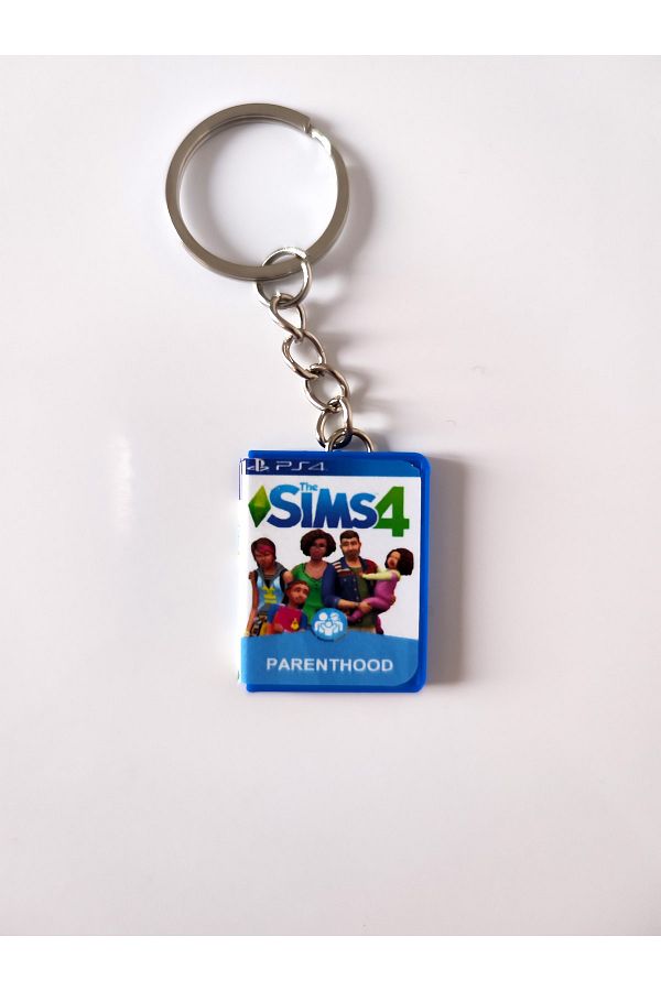 Cosmic Star-Sims 4 Miniature Ps4 Game Box Keychain 1