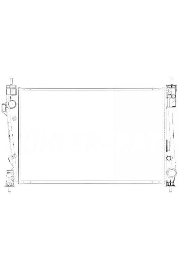 Oris-ENGINE WATER RADIATOR FOR ALFA ROMEO GIULIETTA 1.6 JTDM 15- 2.0 JTDM 10- ORIS BAF901026 1