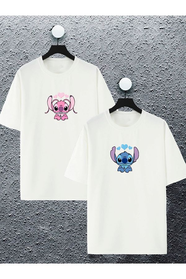 Couple shirt stitch store