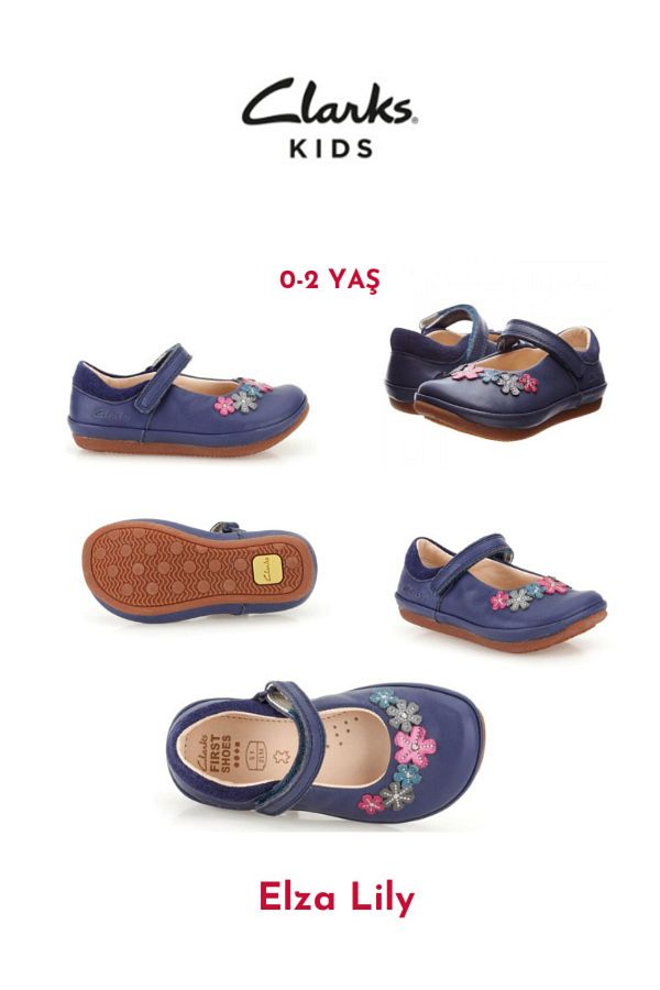 CLARKS Children s 0 2 Years Old Shoes Toddler First Steps Product Name Elza Lily Trendyol
