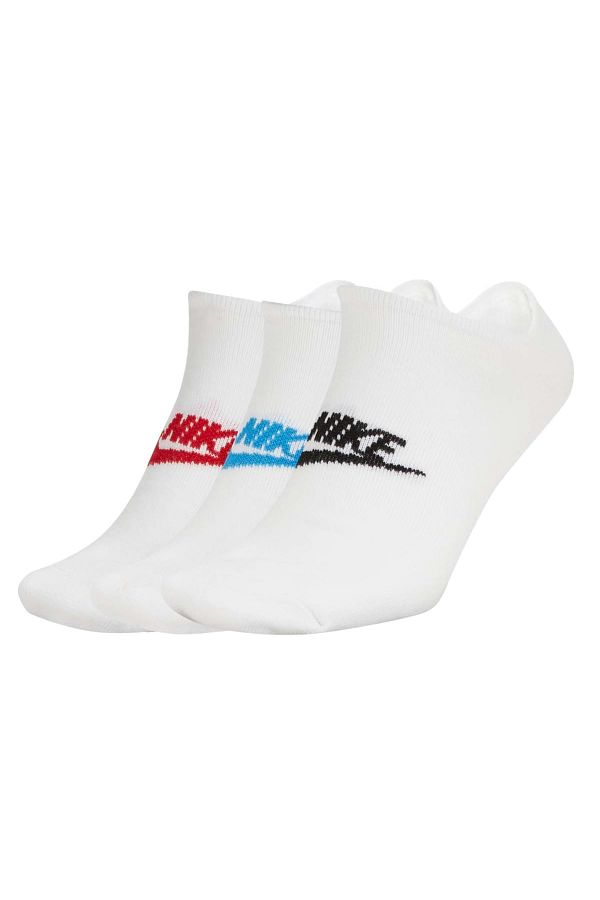Nike-Unisex 3er Pack Sneaker Sportsocken - Everyday Essential, Logo, einfarbig 1