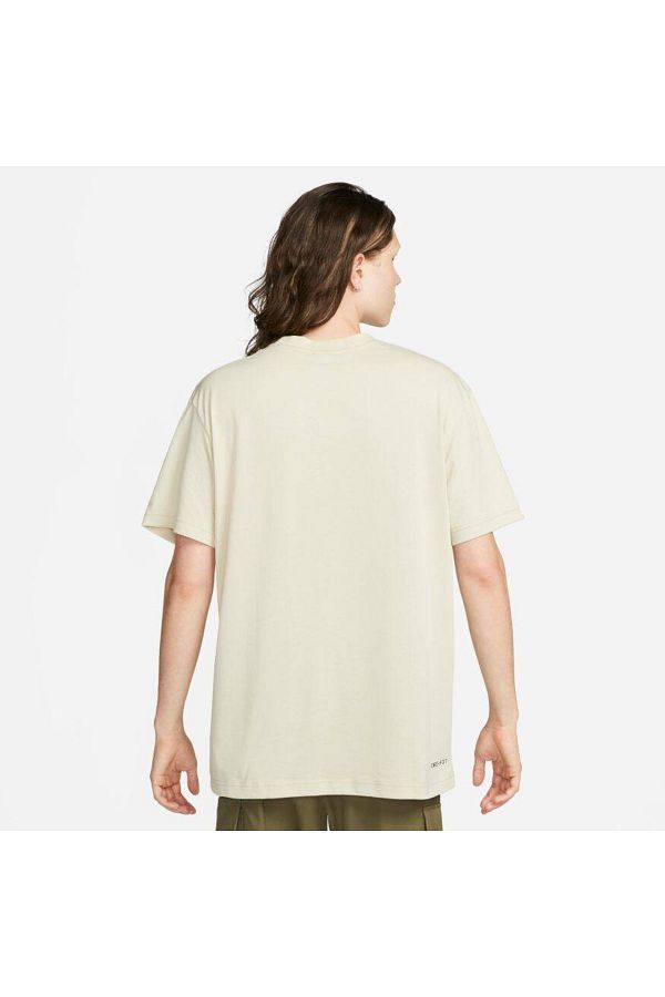 Nike Sports T Shirt Beige Loose Trendyol