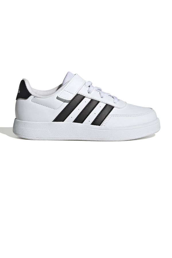 Adidas white store flat shoes