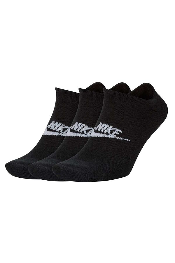 Nike-Unisex 3er Pack Sneaker Sportsocken - Everyday Essential, Logo, einfarbig 1