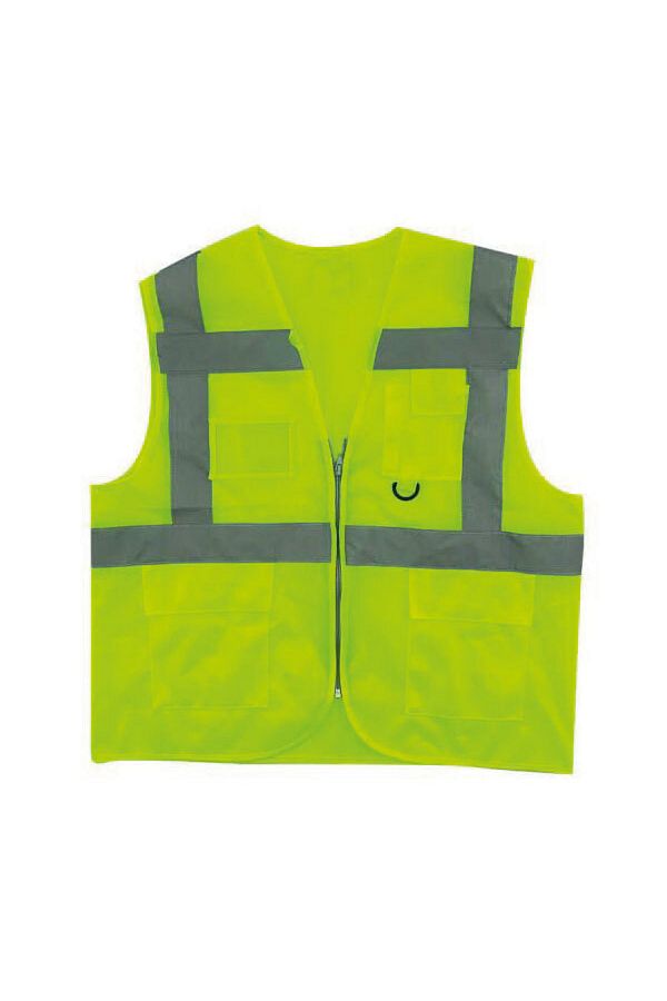 Contione Group-Yellow Highlighter Engineer Warning Vest Reflective 1