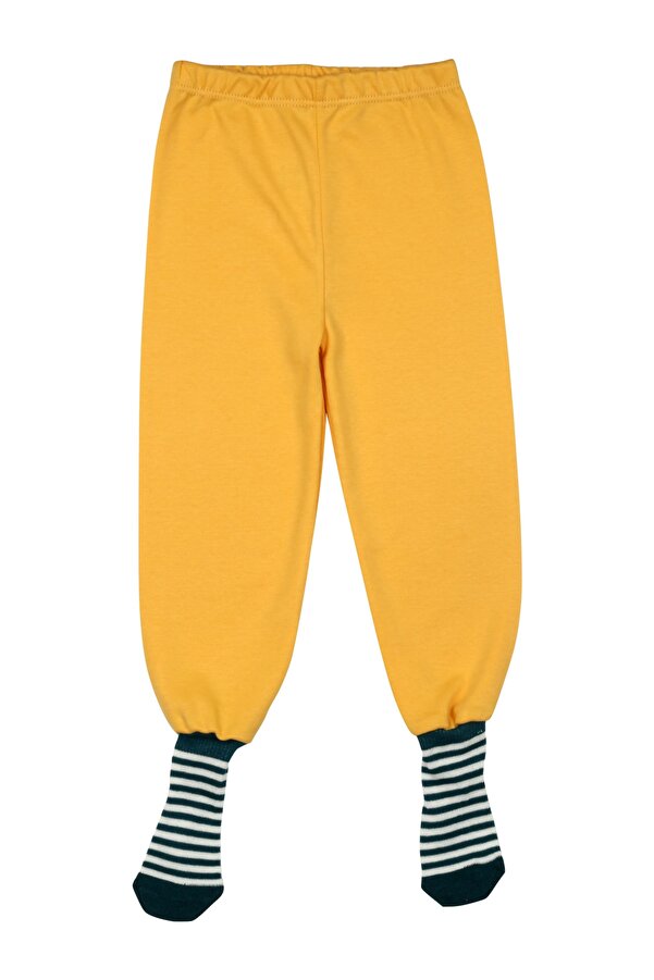 Melekpare Bebek Patikli Pantolon Kendinden Çoraplı Alt Pijama ! Çoraplar Görselden Farklılık Gösterebilir !