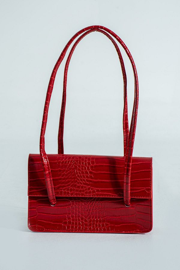 LORENZ BAG Shoulder Bag Red Faux leather Trendyol