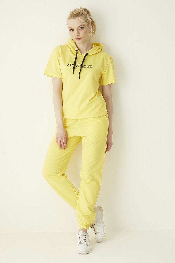 Bright yellow tracksuit store
