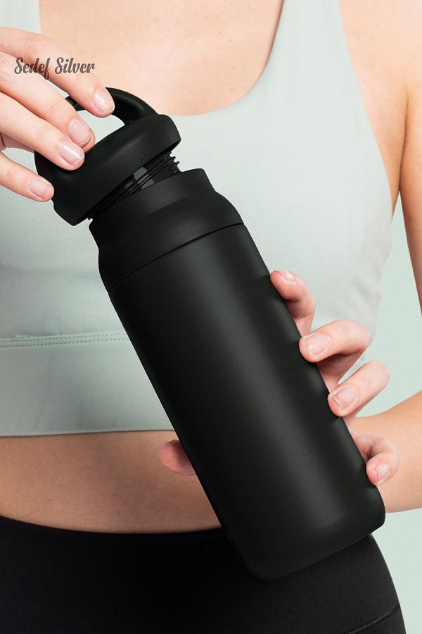 SEDEF SİLVER-Unbreakable, Anti-Scratch, Durable Outer Layer, 304 Stainless Steel, Inner Part, Strainer, Thermos Cup with Filter 1